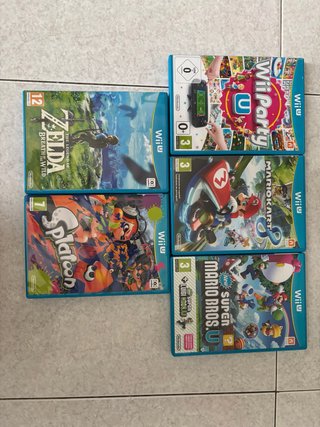 Pack 5 Juegos Wii U: Zelda, Mario Kart, Splatoon