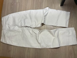 Pantalones H&M crema Talla 38