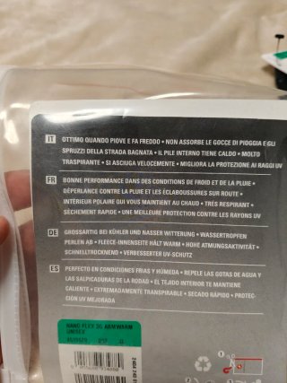 Manguitos Castelli Nano Flex 3G Talla XL
