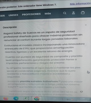 Zapatos de seguridad Suecos talla 46