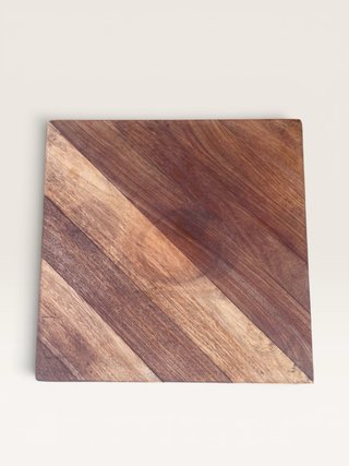 Mesa baja madera maciza iroko