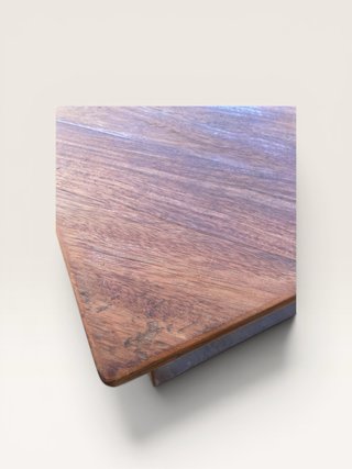 Mesa baja madera maciza iroko