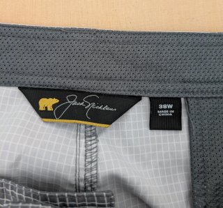 Pantaloncini Jack Nicklaus grigi a quadretti