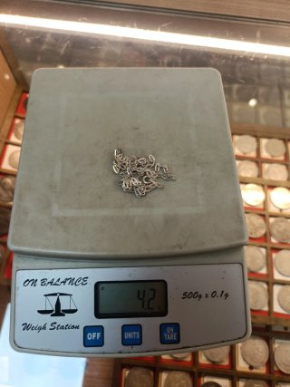 Elegante Cadena de Plata