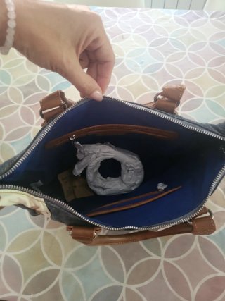 Bolso Desigual Tejano Marrón y Azul