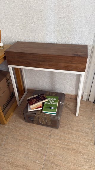 Consola Hierro y Madera Maciza