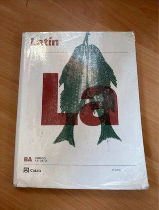Libro de latin con diccionario de casals M.duran