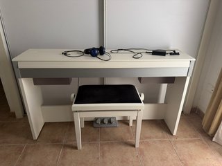 Piano Digital Thomann DP-33 WH Set con banqueta