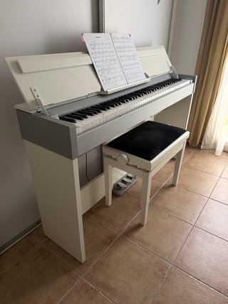 Piano Digital Thomann DP-33 WH Set con banqueta