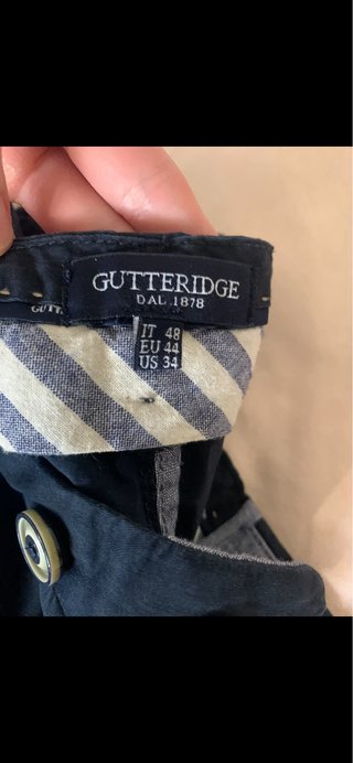 Pantalón chino Gutteridge Talla 44 Azul