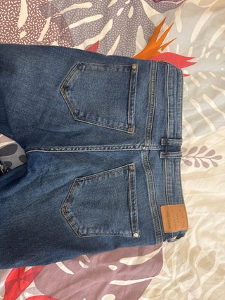 Vaqueros pitillo Mango azules