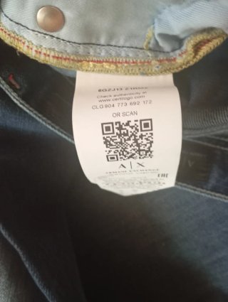 Jeans Uomo Taglia 46/32 Blu