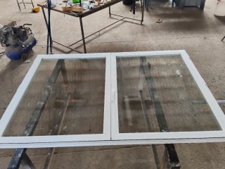 Ventana aluminio 194x135 cm