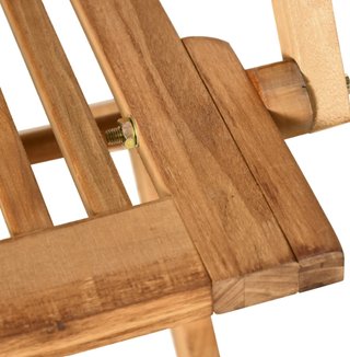 Conjunto Jardín Madera Plegable 7 Piezas
