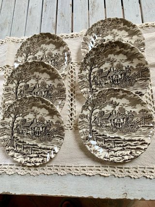 Platos porcelana inglesa Royal Mail Stafforshire