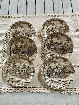Platos porcelana inglesa Royal Mail Stafforshire
