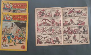 Lote 3 cómics El Capitán Trueno Extra Año IV.