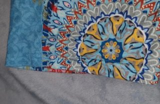 Pantalón ancho estampado bohemio