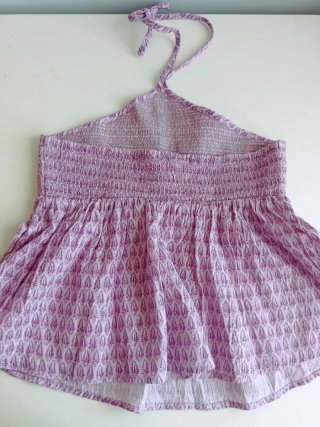 Top Brownie Morado Talla XS