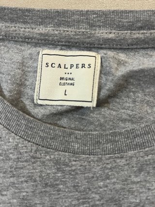 Camiseta SCALPERS Gris Talla L