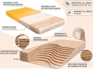 Cama Infantil Montessori Rosa