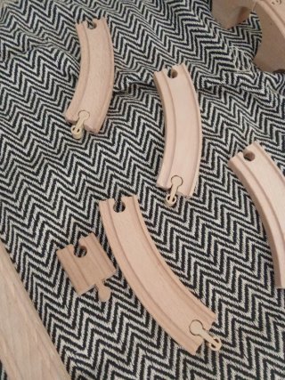 Circuito tren madera Ikea