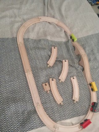 Circuito tren madera Ikea