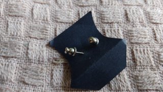Gargantilla y pendientes mujer negros