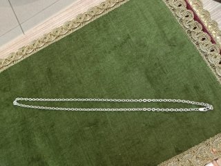 Elegante cadena, cordón de plata