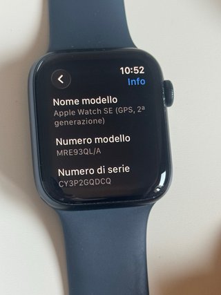 Apple Watch SE 2ª gen 44mm GPS Blu Notte