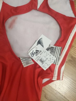 Bañador niña Adidas rojo