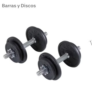 Kit Mancuernas 20 kg (44 lb) con Maletín