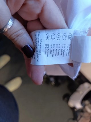 Bata sanitaria blanca