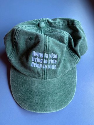 Gorra Its Mooa verde living la vida