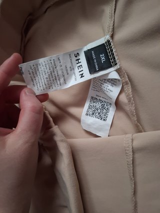 Short básico beige talla 2XL