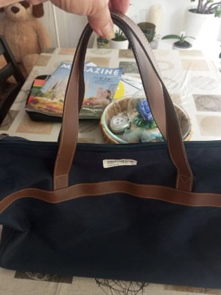 Bolso de viaje Apollo azul y marrón