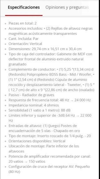 Altavoces Definitive Technology Demand 9