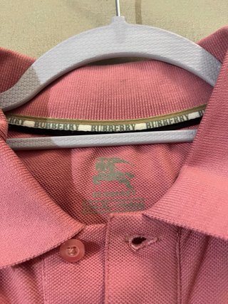 Polo Burberry Rosa