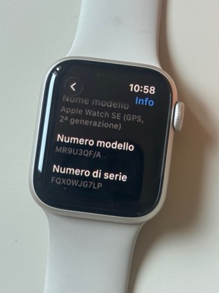 Apple Watch SE 2ª gen 40mm GPS Silver