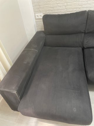 Sofá Chaiselongue Negro
