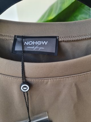 Sudadera Nohow Marrón Topo Talla S