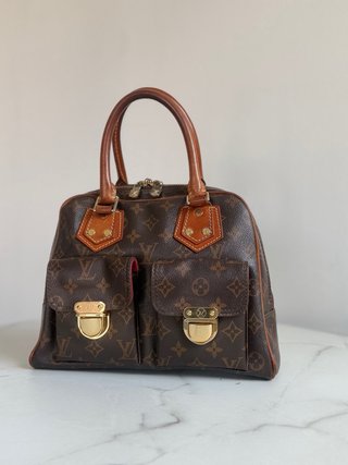 Louis Vuitton Manhattan PM Marrón/Dorado
