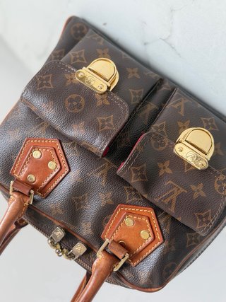Louis Vuitton Manhattan PM Marrón/Dorado