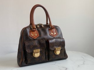 Louis Vuitton Manhattan PM Marrón/Dorado