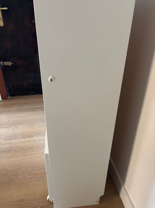 Mueble Estantería Zapatero Blanco con Ruedas