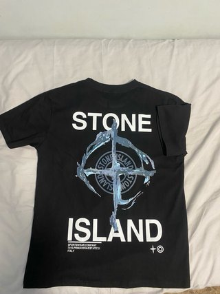 Camiseta Stone Island Talla S Negra