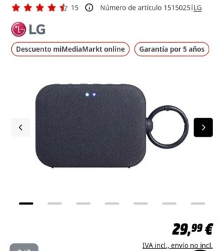 Altavoz LG XBOOM Go PN1