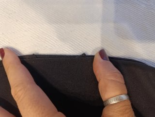 Vestido negro con brillos