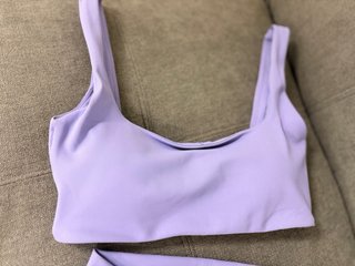 Conjunto deportivo mujer morado, talla S