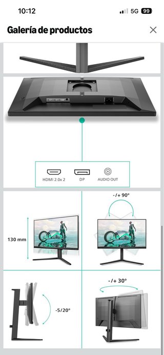 Monitor Philips EVNIA 24 180Hz Nuovo